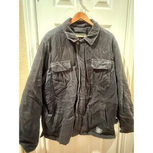 Eddie Bauer Mens Corduroy Jacket L  Outdoor Style With Multiple Pockets